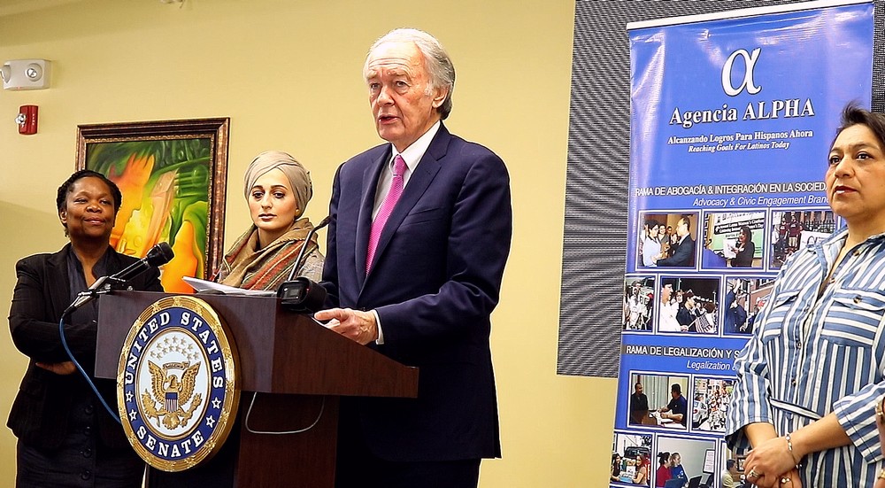 Sen. Markey at New Deal for New Americans event March 9 2020