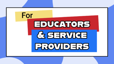 Know Your Rights guidance for educators and service providers