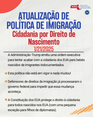 Atualização de Política de Imigração
Cidadania por Direito de Nascimento
1/21/2025