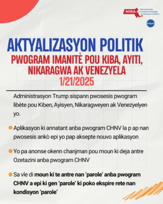 Aktyalizasyon Politik 
Pwogram imanitè pou Kiba, Ayiti, Nikaragwa ak Venezyela
1/21/2025