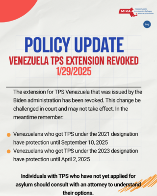 Venezuela TPS Policy Update