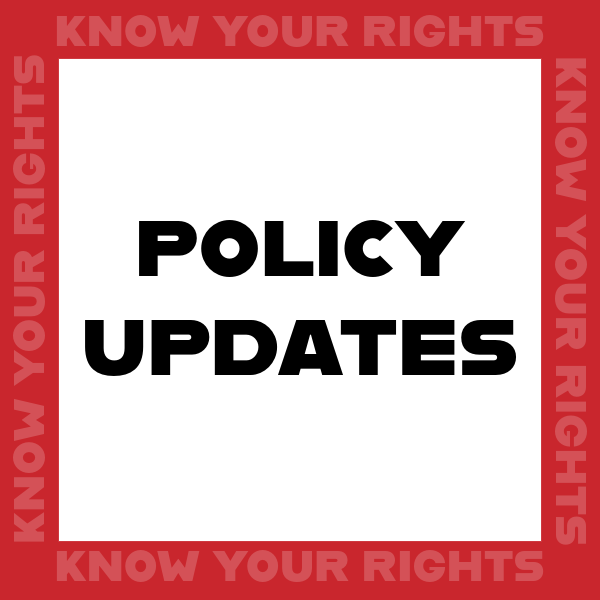 Policy Updates link button image