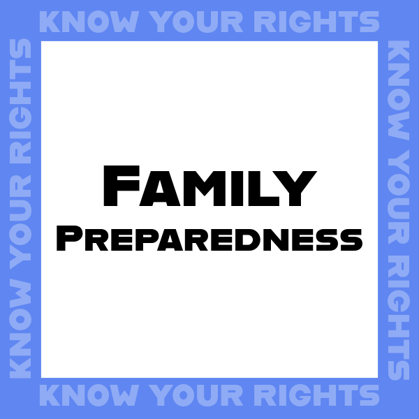 Family preparedness link button image