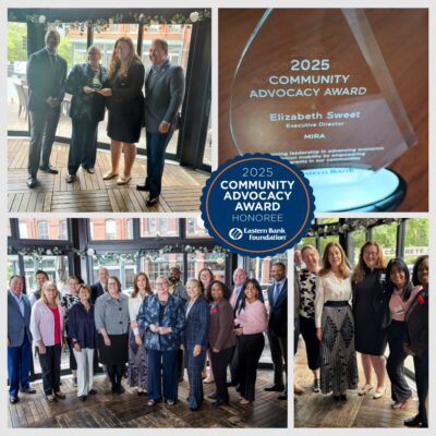 Eastern Bank Foundation 2025 Community Advocacy Award presentation photo collage