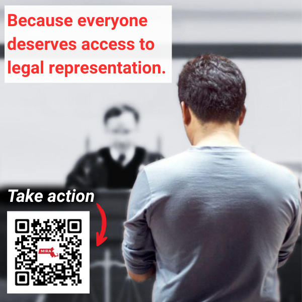 Because everyone deserves access to legal representation. Take action