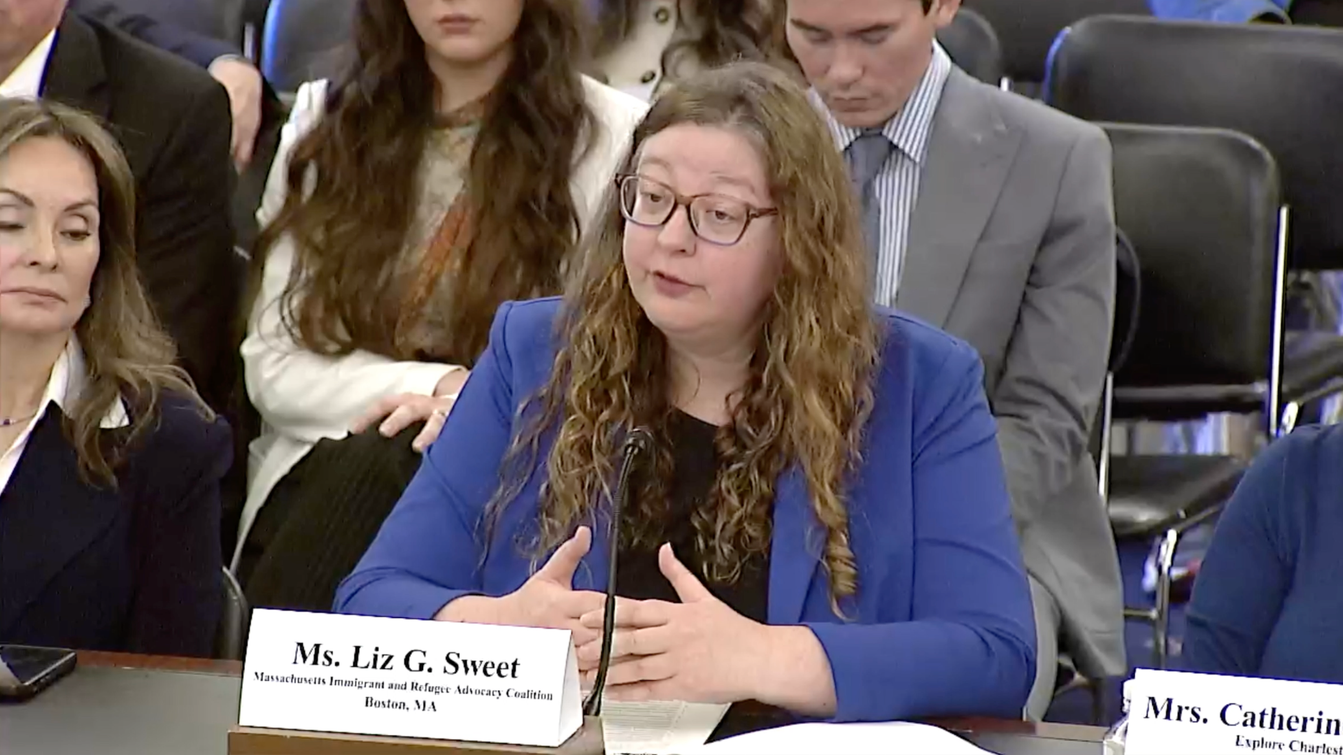 Ms. Liz G. Sweet Massachusetts Immirgrant and Refugee Advoccacy Coalition Boston MA