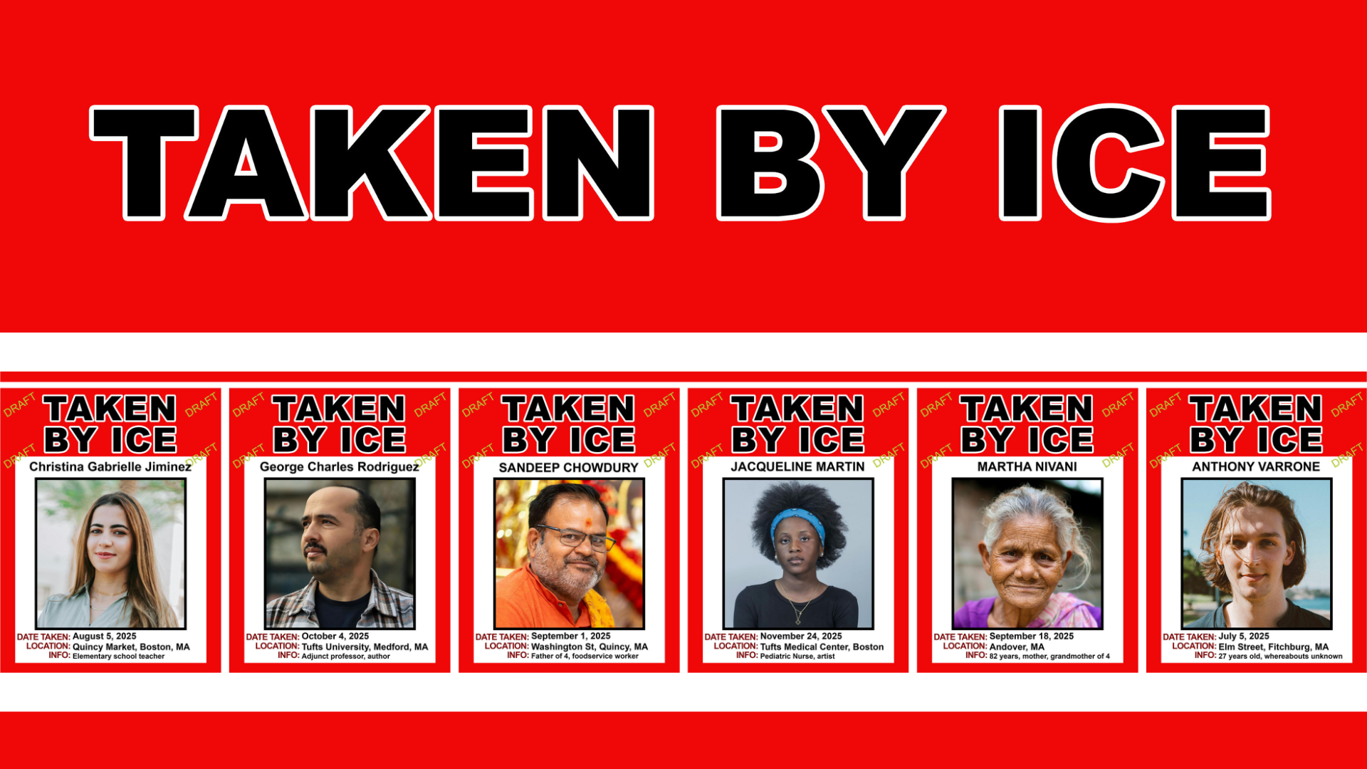 TAKEN BY ICE