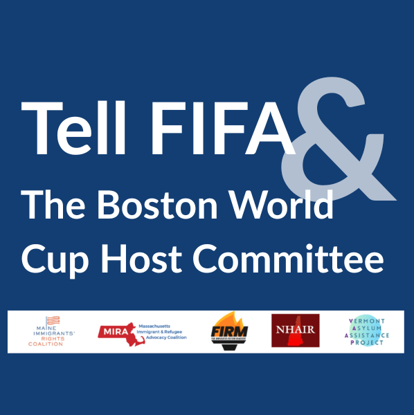 Tell FIFA & The Boston World Cup Host Committee